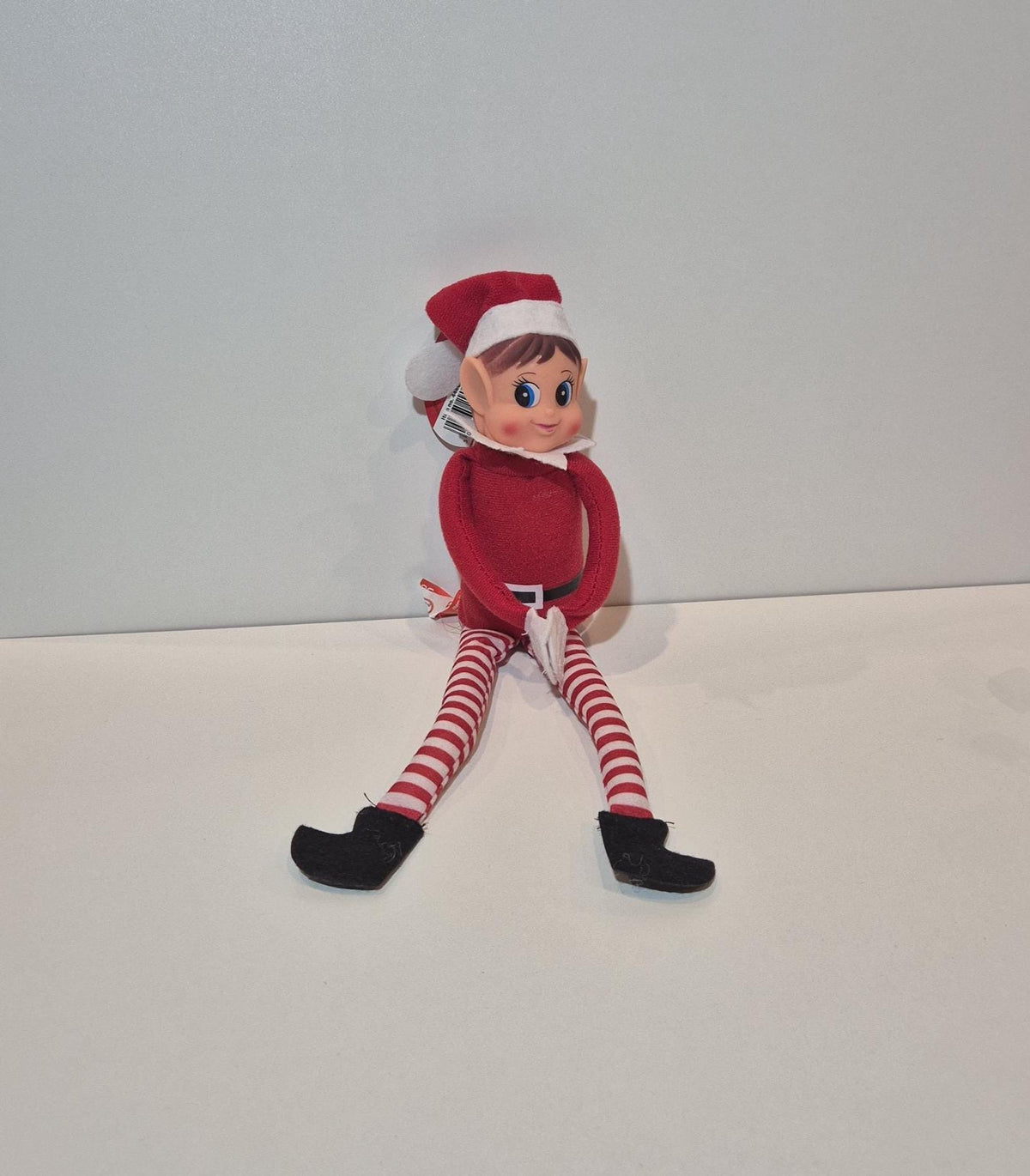 Personalised engraved wooden elf arrival box