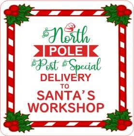 Elf Arrival Box, Santa's Elves Are Here! Cute Box With No Arm Or Leg Holes