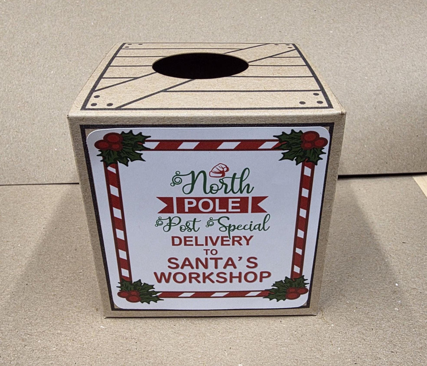 Elf Arrival Box, Santa's Elves Are Here! Cute Box With No Arm Or Leg Holes