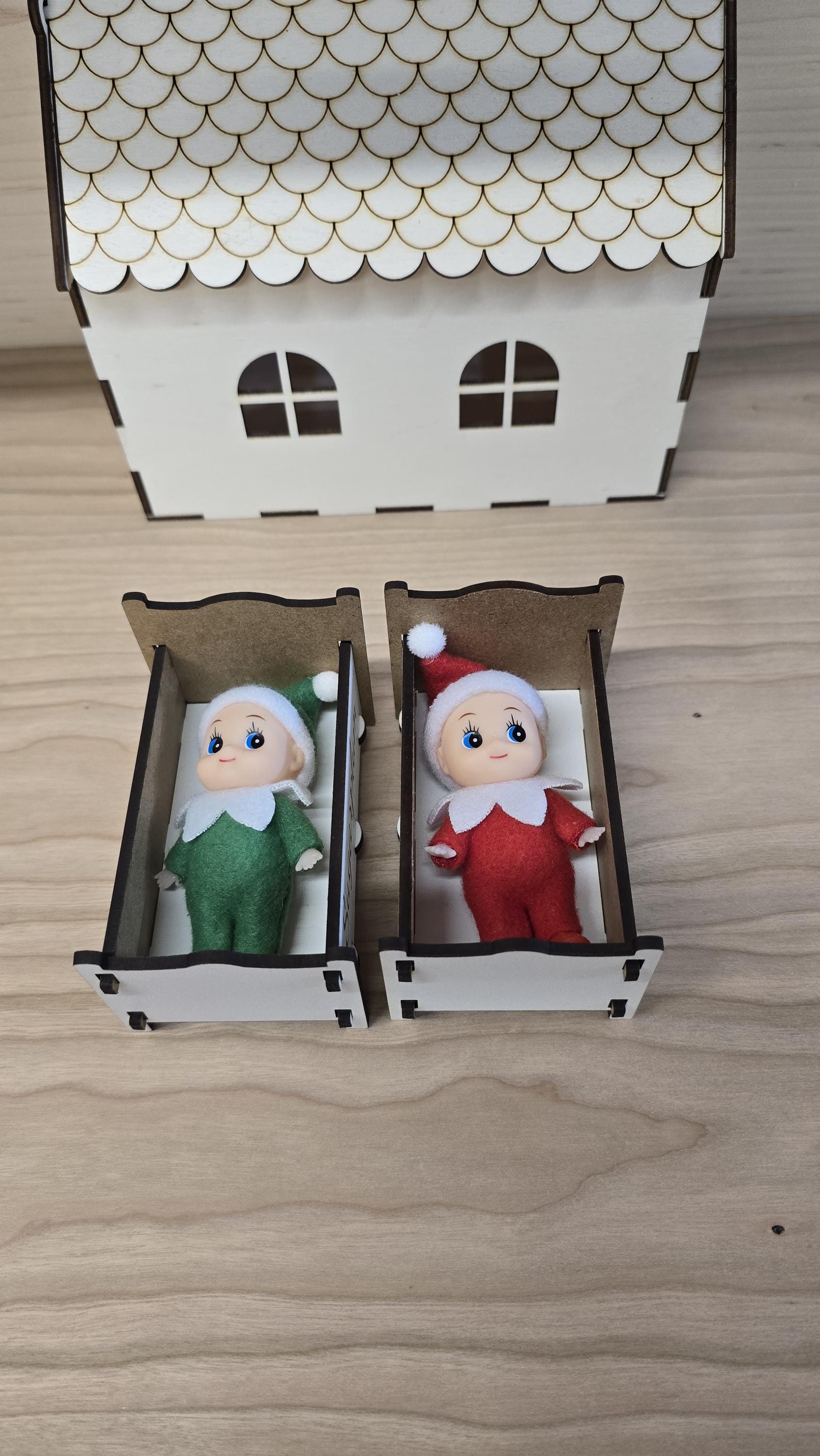 Personalised Elf Baby Cot! Theroundbox Creations
