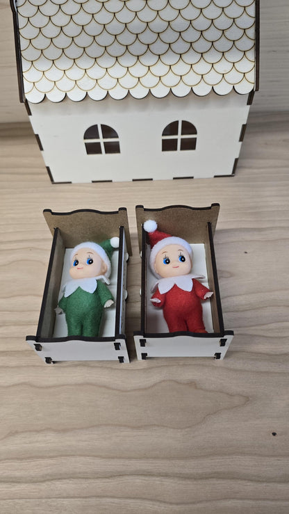 Personalised Elf Baby Cot! Theroundbox Creations