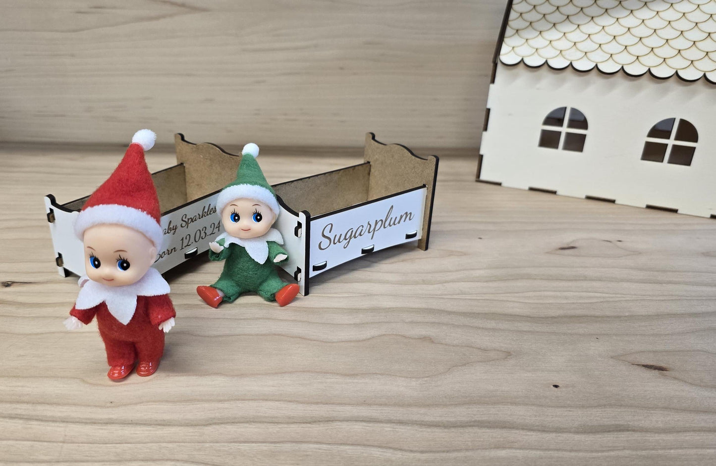 Personalised Elf Baby Cot! Theroundbox Creations