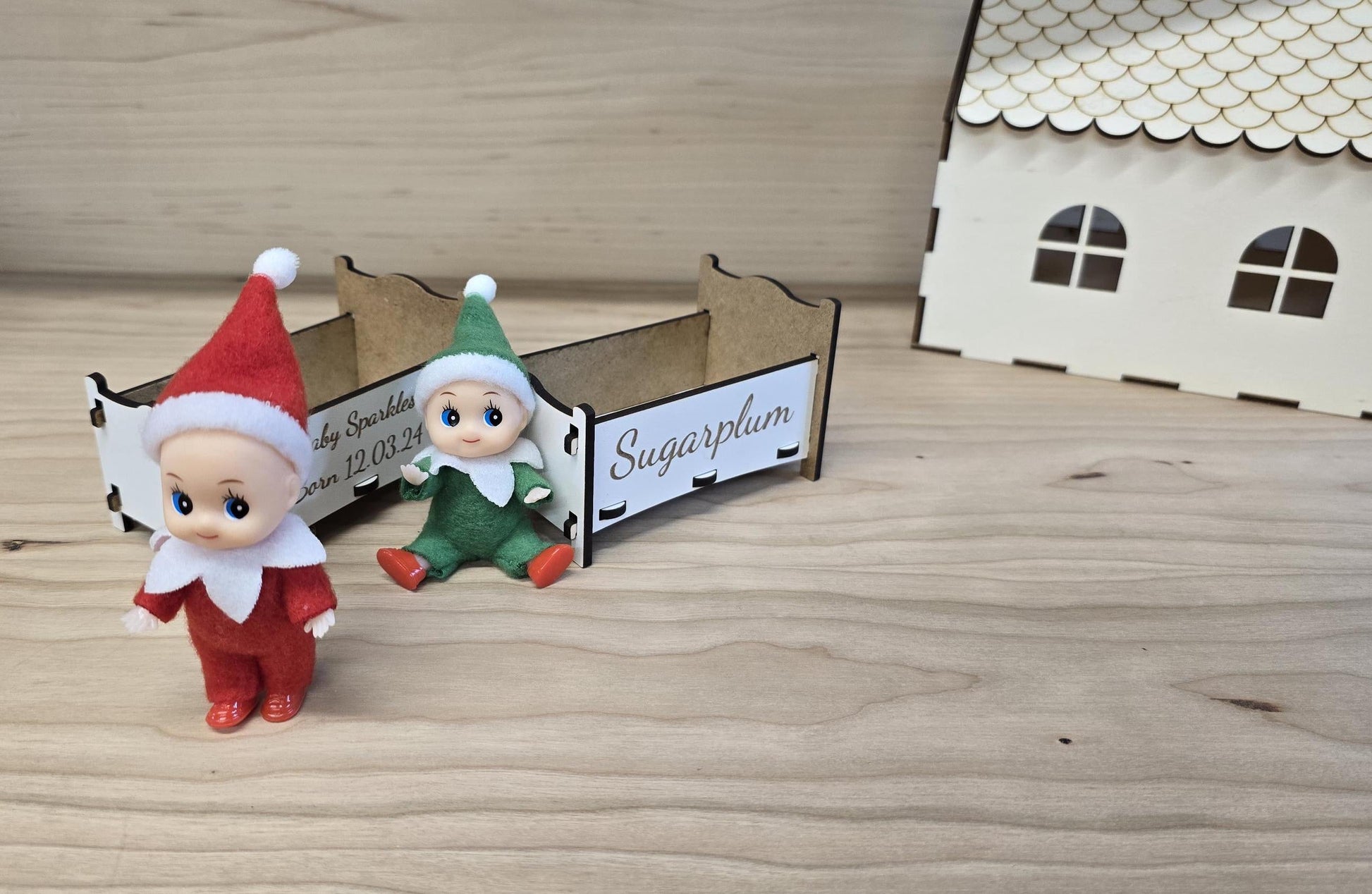 Personalised Elf Baby Cot! Theroundbox Creations