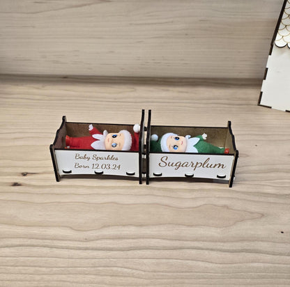 Personalised Elf Baby Cot! Theroundbox Creations