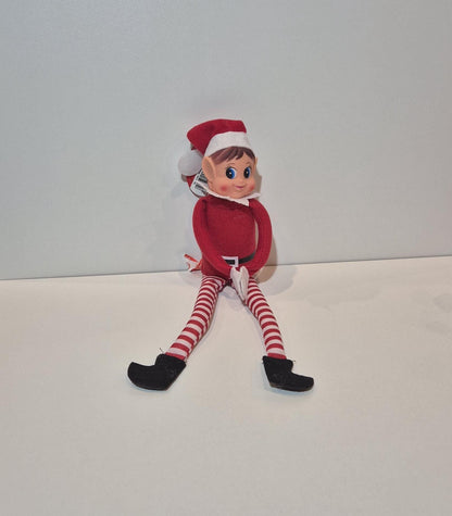 Personalised engraved wooden elf arrival box