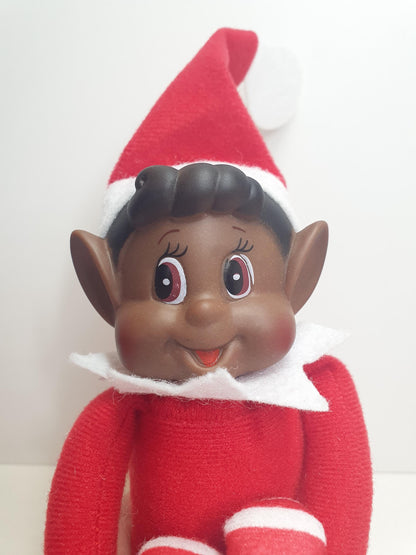 Elf Arrival Box, Includes an "Elves Behavin’ Badly" Plush Toy Elf! With Arm & Leg Holes