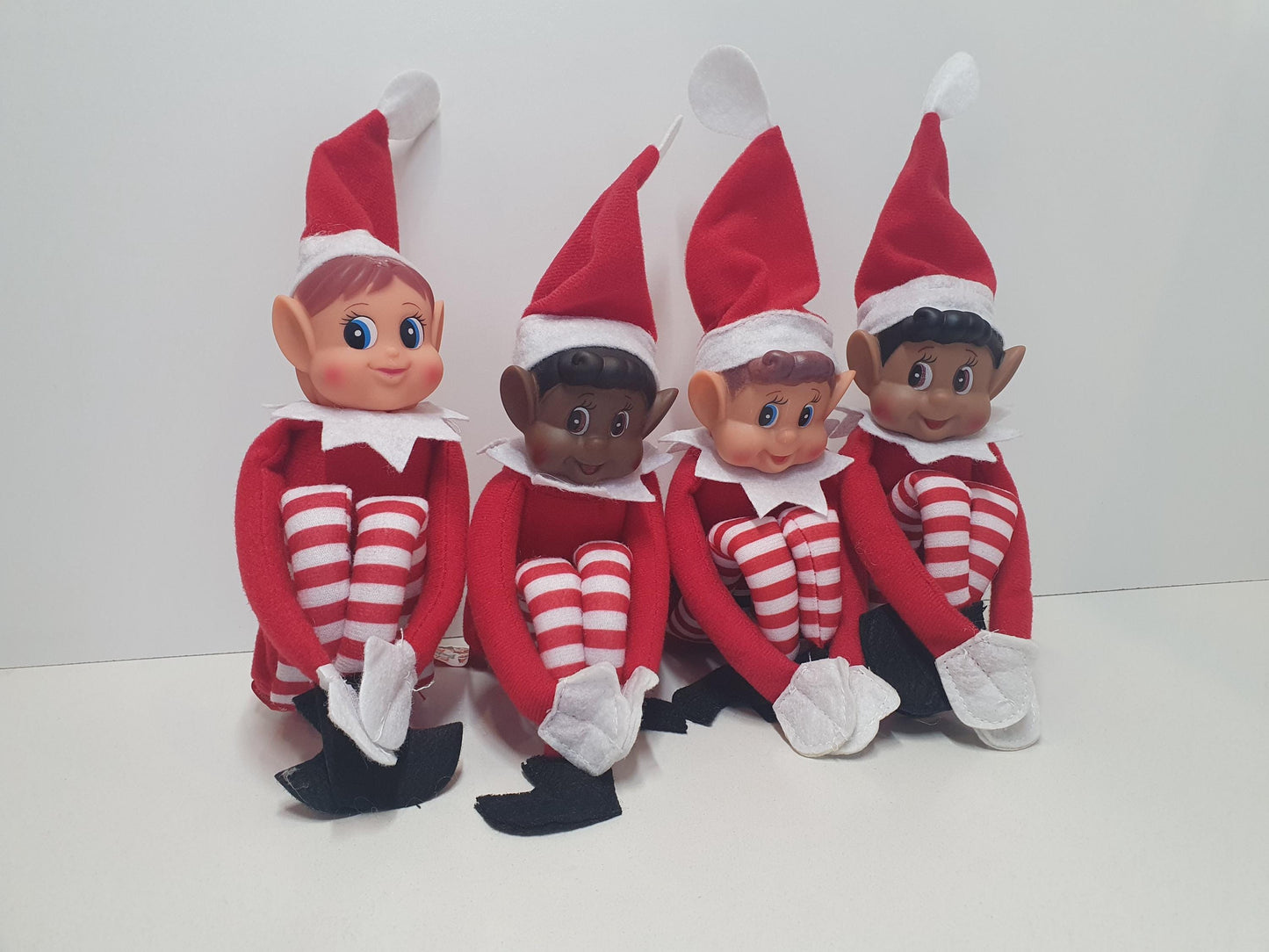 Elf Arrival Box, Includes an "Elves Behavin’ Badly" Plush Toy Elf! With Arm & Leg Holes