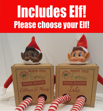 Elf arrival box with elf