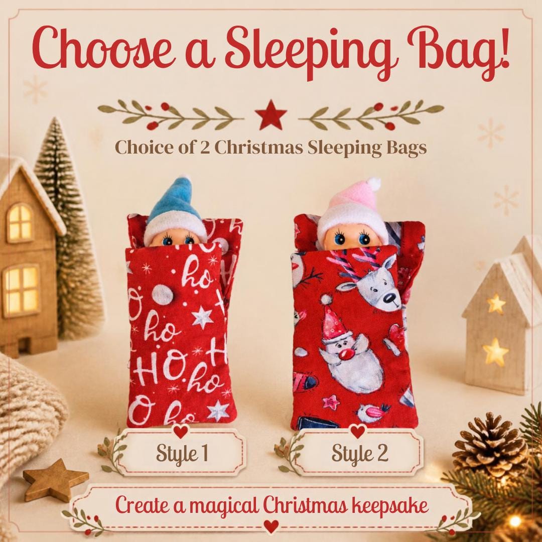 Personalised elf cot with baby elf
