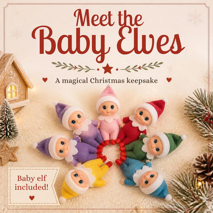 Personalised elf cot with baby elf