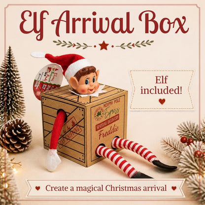 Elf arrival box, elf not included