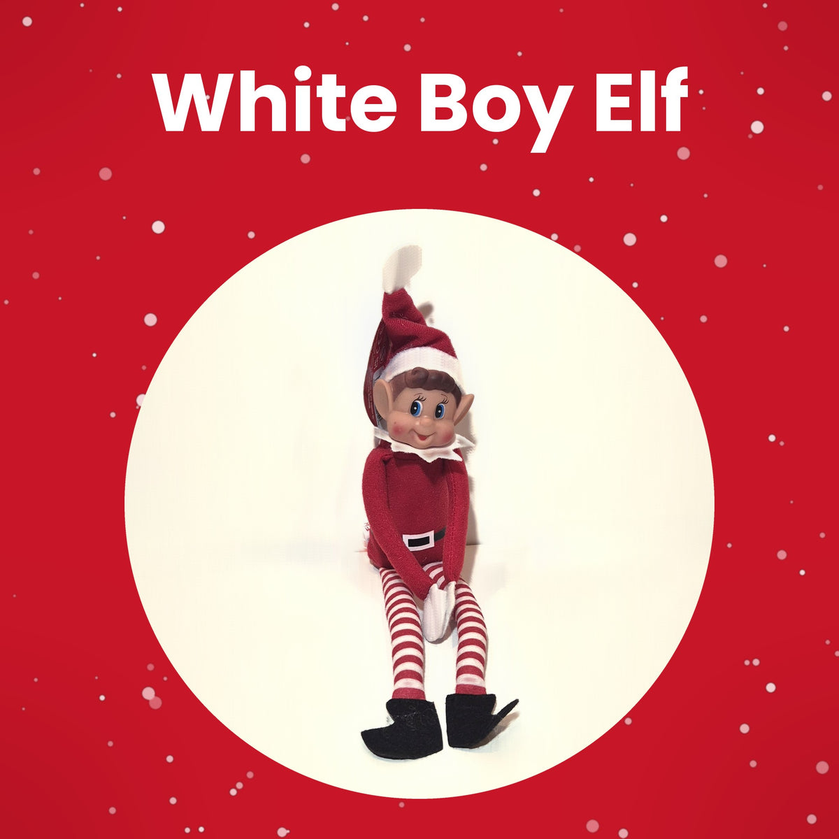 Boy elf option for the personalised elf arrival box