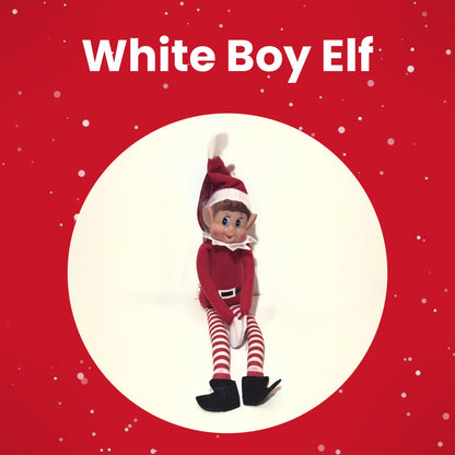 Boy elf option for the personalised elf arrival box